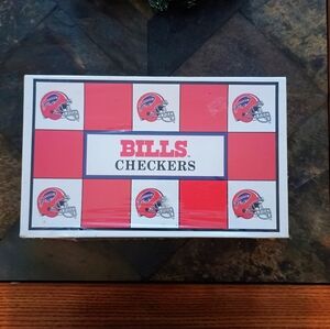 Vintage NEW 1993 NFL Checkers GAME Buffalo Bills Vs. Unknown AFC East COLLECTORS